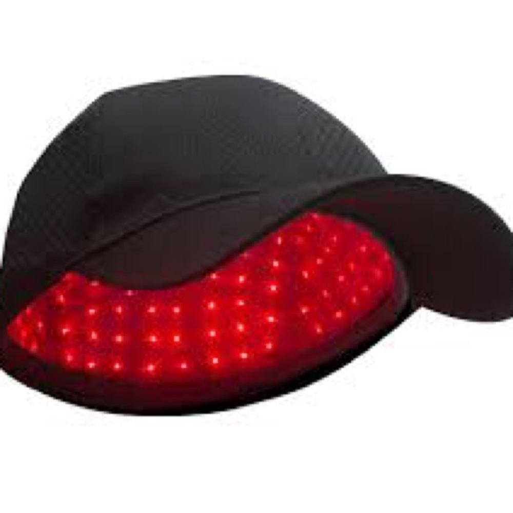 Laser Hair Loss Treatment Cap ~ unisex ~ for ALOPECIA ~ Brand new black cap